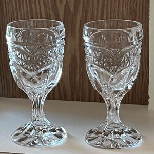 Intricate Clear Crystal Cordials